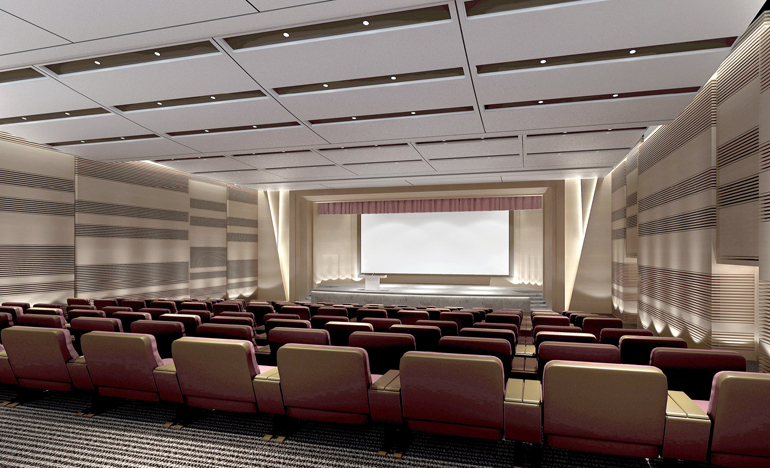 文體樓首層劇院式會(huì )議室